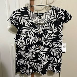 A. Byer Black and White Top
